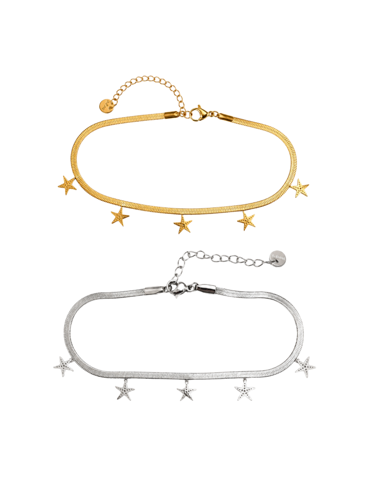 Tobillera estrellas